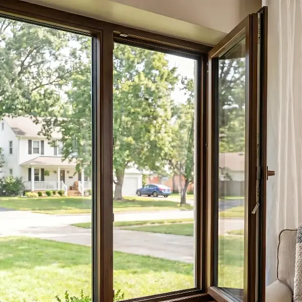 Tilt & turn window — opened