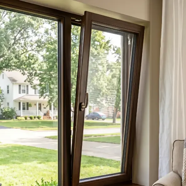 Tilt & turn window — tilted